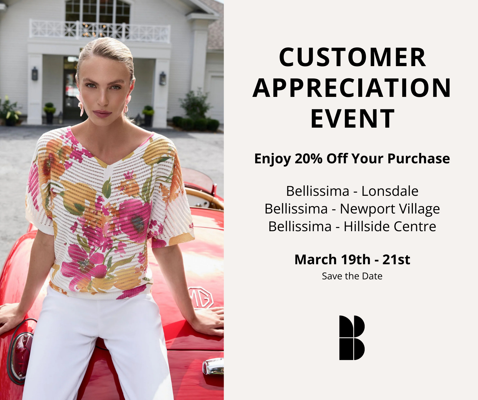Customer Appreciation Event and Trunk Show